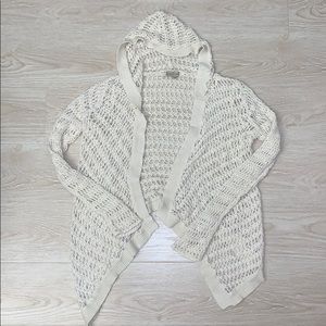 Lucky Brand Crochet Cardigan Sweater Women’s Small